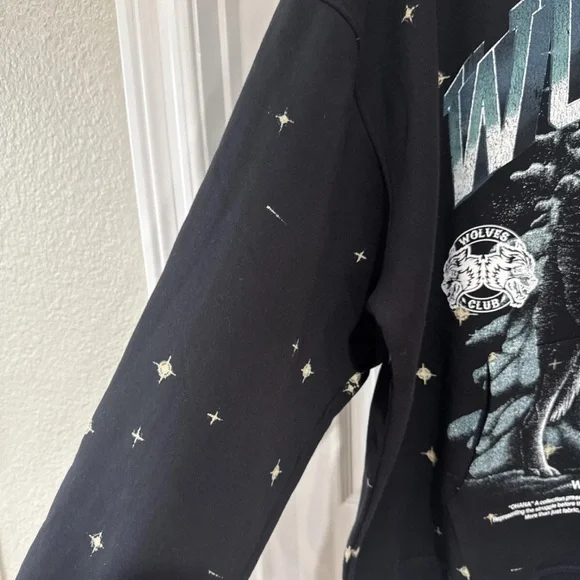 Darc Sport Wolves Club 2023 Ohana Tour 289/1000 Men's XL Hoodie Black EUC - Picture 8 of 9